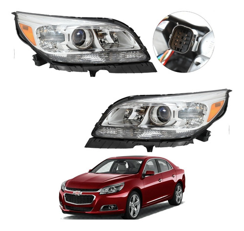 Juego De Faros Malibu Lt, Ltz Limited 2013 2014 2015