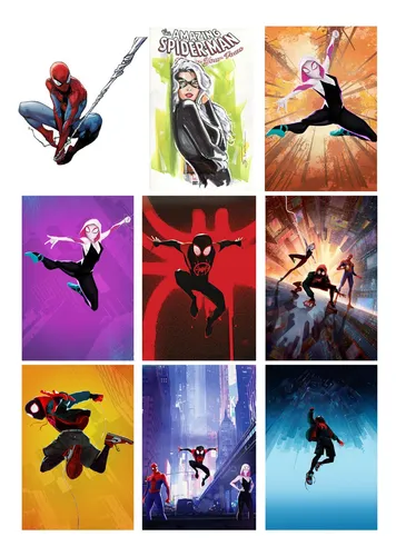 Póster Película Animada Spiderman Into The Spiderverse