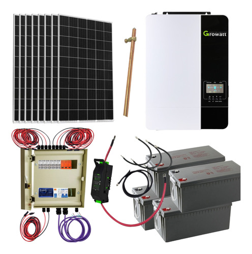 Kit Solar Completo Autoinstalable 5000w Motor Home Casilla