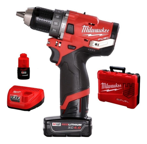 Taladro Atornillador Milwaukee 2504-259a Fuel Percutor 12v