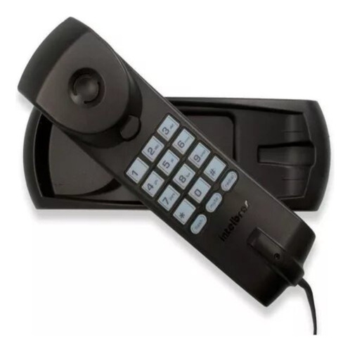 Telefone Intelbras Gondola Com Fio Tc 20 Preto - Reembalado