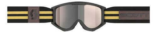 Óculos Scott 89x Era - Black/beige - Silver Chrome Works + Cor Da Armação Preto Cor Da Lente Preto/bege