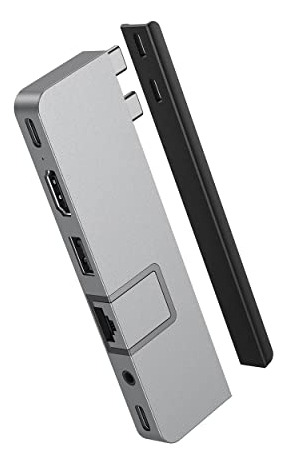 Hub Usb C Multipuerto Hyperdrive Duo Pro 7 En 2 Con Imán