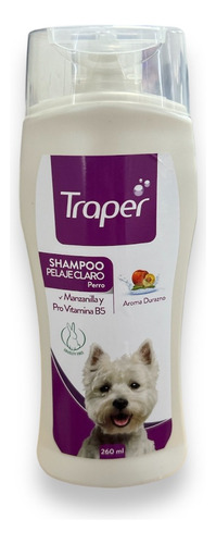 Shampoo Pelaje Blanco Para Mascota 260 Ml