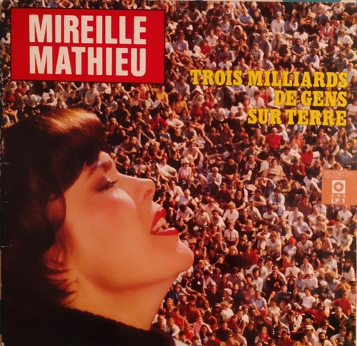 Vinilo Lp De Mireille Mathieu Trois Milliards (xx1165