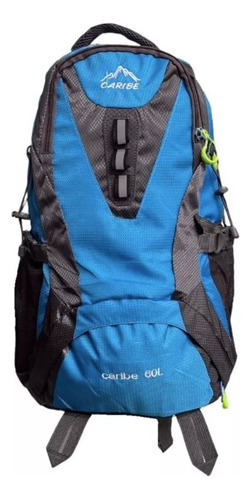 Mochila Trekking 60l Deportiva Camping Outdoor. Caribe Sport