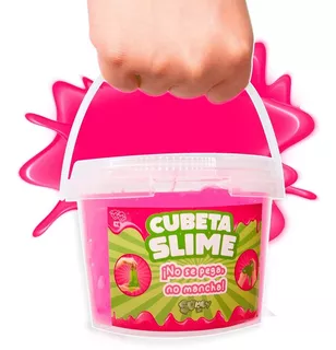 Cubeta Slime Jam Slimes Colores No Manchan La Ropa 500ml