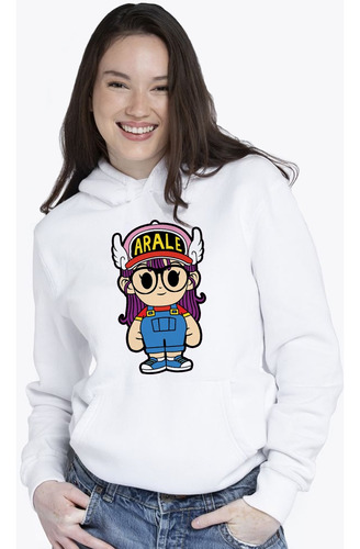 Sudadera Unisex Con Gorro Personaje Arale Gorrito Con Alas