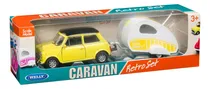 Comprar Welly Retro Set Mini Cooper 1300 + Caravan - Los Germanes