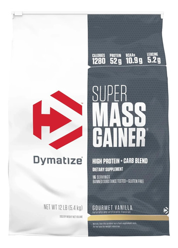 Proteína Super Mass Gainer C/12 Lb (5.4kg) Dymatize 