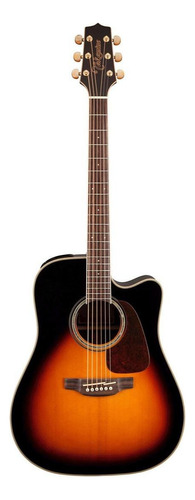 Violão acústico Takamine GD51CE para destros brown sunburst brilhante