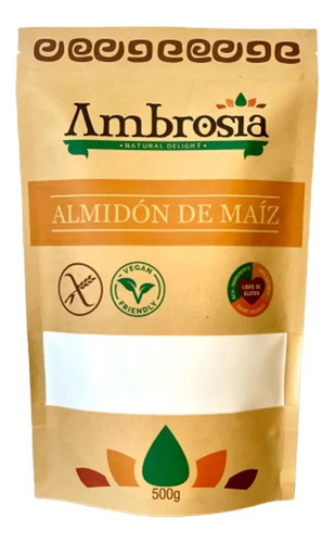 Almidón De Maíz Sin Gluten 500g Ambrosia