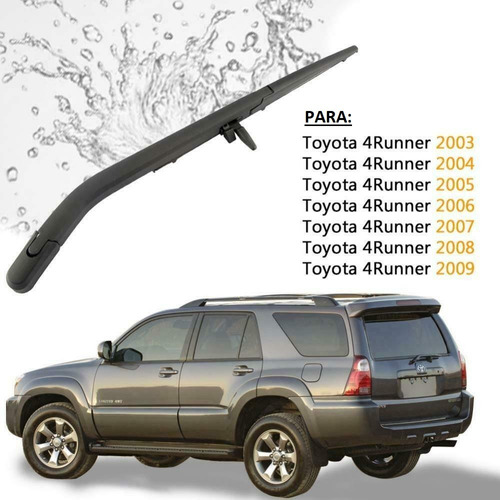 Brazo + Cepillo Limpia Vidrio Trasero + Tapa 4runner 03-09