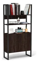 Comprar Biblioteca De Hierro Delos Dst22rt Roble Termo Negro Color Roble Termo Negro c\u002F Hierro Negro