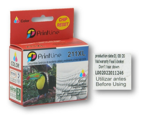 Cartucho Compatible De Canon 211xl Color Garantía Hp 211