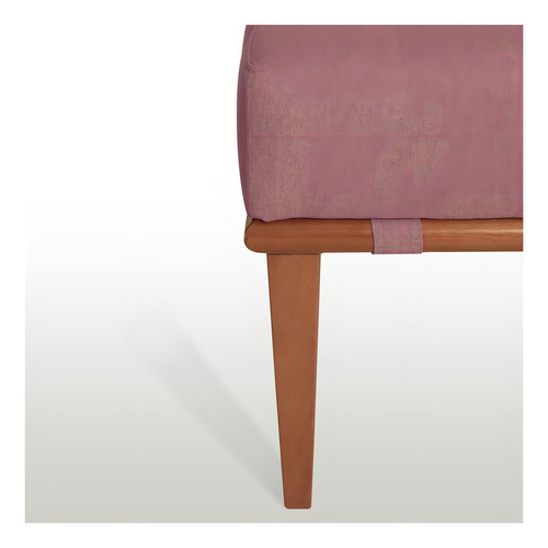 Set de 2 pufs cuadrados para ropa de cama, color rosa salmón