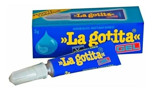 La Gotita Gel De Poxipol Peg. Instan.12 X 3g Oferta Agustina