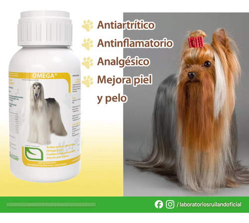 Suplemento Omega 3 Y 6 Para Perros Ruiland® - 60 Tabs