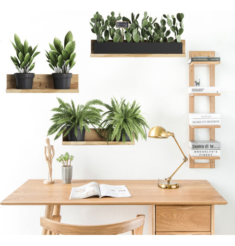 Pegatinas De Pared Q Calcomanías De Pared Con Plantas, Pegat