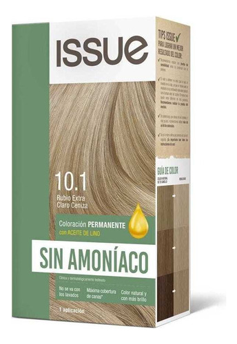 Issue Sin Amoniaco Issue - 10.1 - Rubio Extra Clar Issue Tono 10.1 - Rubio Extra Claro Ceniza