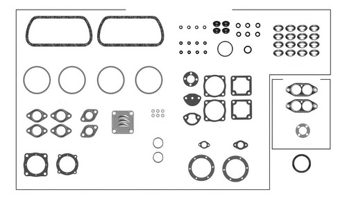 Juego Juntas Motor Volkswagen 1.5l/1.6l Sedan 60-97