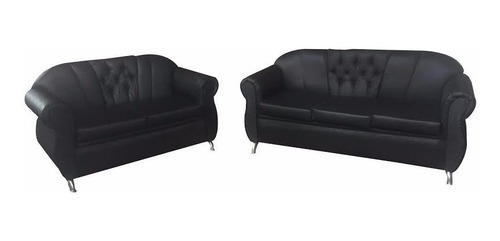 Sofá De 2 Puestos En Bipiel Semicuero Juegos Recibo Muebles