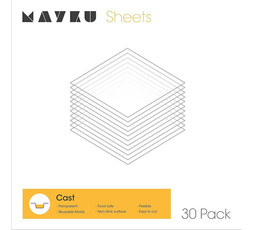 Caixa Com 30 Folhas Mayku Cast Sheets