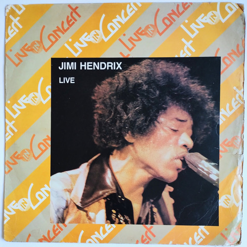 Lp Jimi Hendrix Live In Concert Vinil 1977 Estandar (Usado)