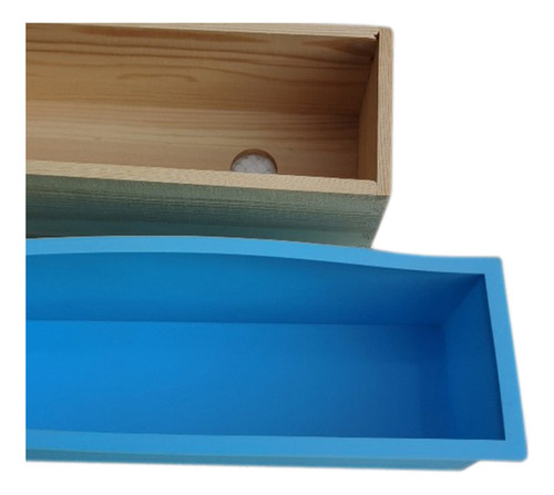 Para 2 X Kit De Caja De De De Pan De Jabón De Silicona,