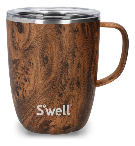 Taza Térmica Swell Teakwood Mug 350ml Acero Inoxidable