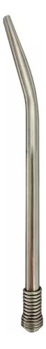 Bombilla Mate Acero Inox. Resorte Desarmable Fácil Lavado Plateado