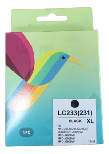 Cartucho De Tinta Wam Lc233 Negro