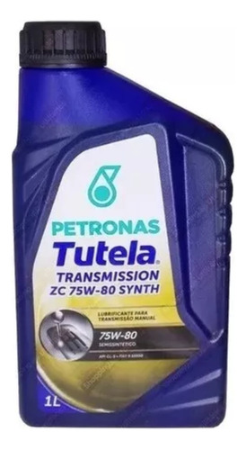 Óleo de Cambio Petronas sintético 75w80 para carros, picapes e suvs 1 litro