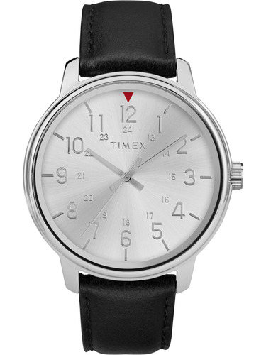Reloj Timex Para Hombre Core 43mm Tono Plata Correa De