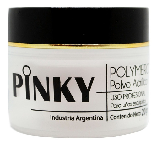 Pinky Polímero Polvo Acrílico Uñas Esculpidas Manicuría 20g