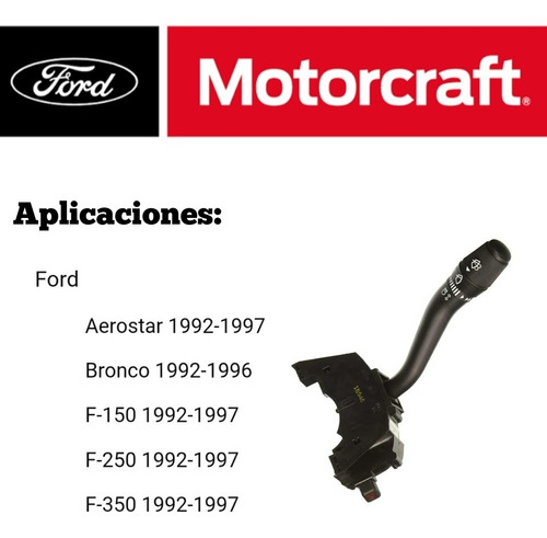 Palanca De Direccionales Original F150 1992/1997 Motorcraft 