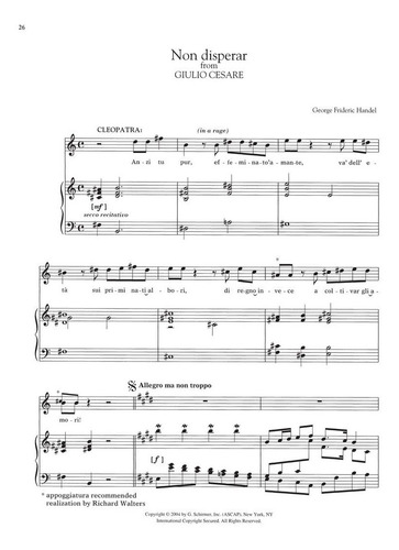Arias For Soprano Volumen 2: G. Schirmer Opera Anthology (co