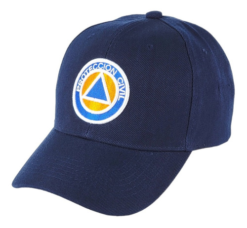 Gorra Azul Protección Civil Bordado 3d Línea Econimic