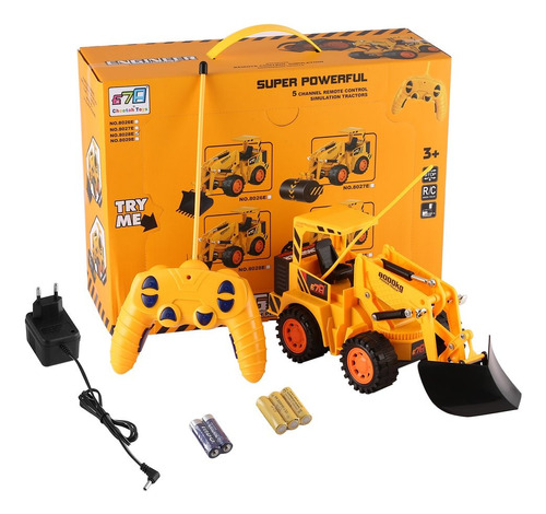 Carro Tractor Ingenieria Control Remoto Pilas Recargables