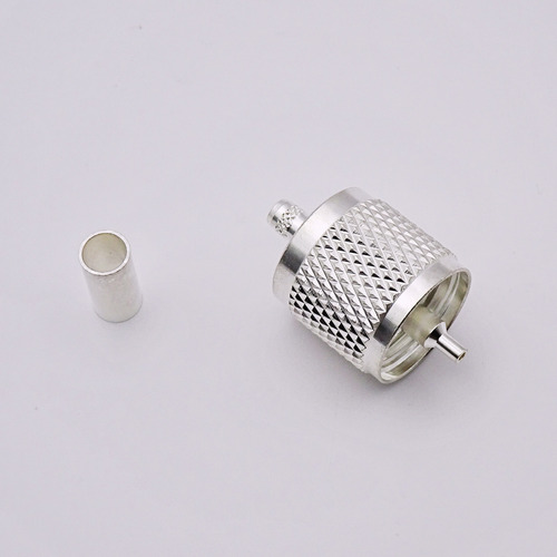 Conector Uhf Macho Pl-259 Anillo Plegable Rg-58/u, Rg-142/u