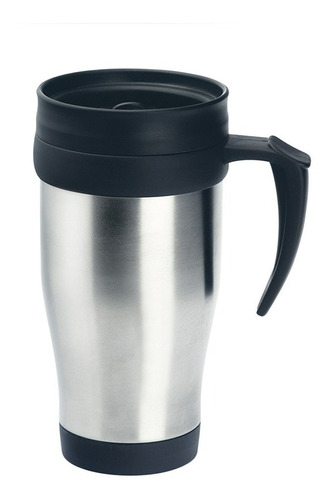 Jarra Vaso Taza Termica Con Tapa Acero Inoxidable 450ml