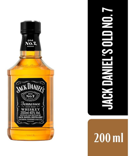 Whisky Americano Old No. 7 Jack Daniel's Garrafa 200ml