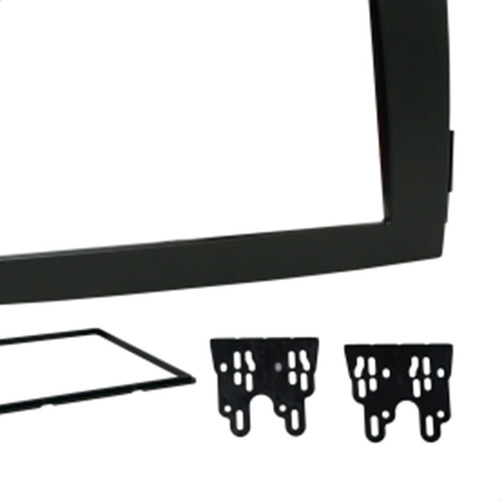 Moldura Multimidia Dvd 2 Din Toyota Corolla 08 A 13 Preto