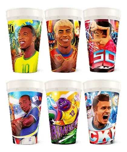 Coleção Completa Copos Mcdonald's World Cup Copa 2026