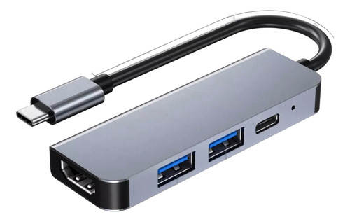 Adaptador Laptop Multifunción Usb-c 4 1 Hdmi Usb 3.0 