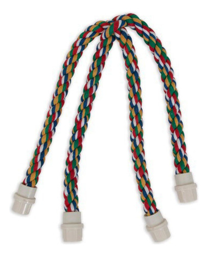 Perchas De Cuerda Coloridas Para Pájaros, Jaula Flexible