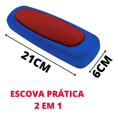 Cepillo rotativo para barrer migas, limpia la mesa de salvado, color rojo liso