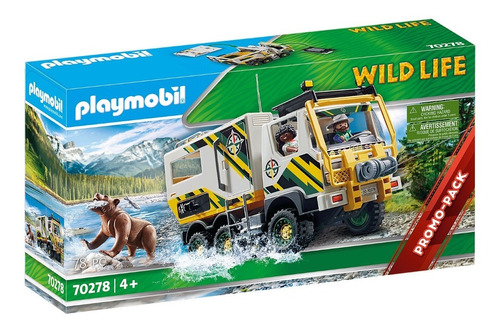 Playmobil 70278 Camion De Expedicion Zoo Original