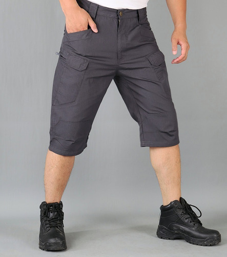 Pantalones Cortos Tácticos Militares Impermeables A La Moda