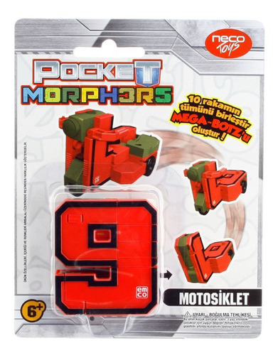 Pocket Morphers Números Transformables 6888 